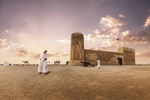 Au départ de Doha : Fort de Zubara, village de Jumail et excursion d'une journée à Eliasson