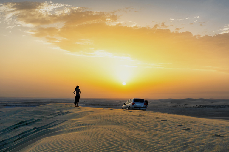 Doha: Excursión por el desierto, camellos, surf en la arena y experiencia con halconesMundial de Fútbol: Recorrido de Safari Compartido