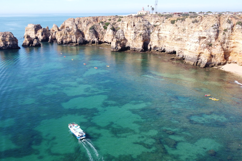 Från Lagos: Kajakupplevelse i Ponta da Piedade