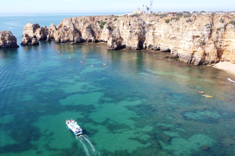 Från Lagos: Kajakupplevelse i Ponta da Piedade