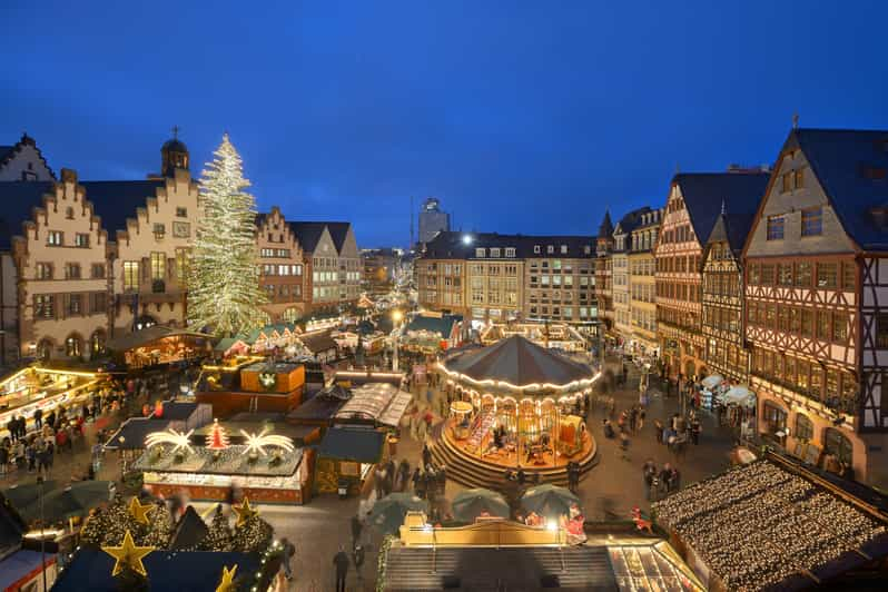 Frankfurt: Adviento pasear por el nuevo casco antiguo de Frankfurt