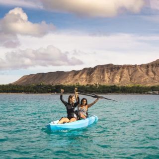 Honolulu: tour guidato in kayak e snorkeling con le tartarughe marine