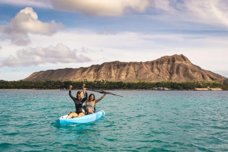 Honolulu : Excursion guidée en kayak et plongée en apnée avec les tortues de mer