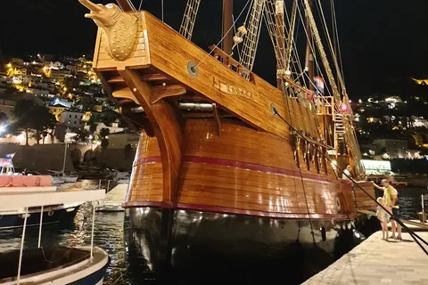 Nattkryssning med panoramautsikt från Dubrovnik