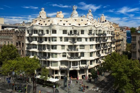 Barcelone : Casa Milà, billet coupe-file et audioguide