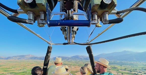 Kreta: Heißluftballonfahrt mit Frühstück und Wein