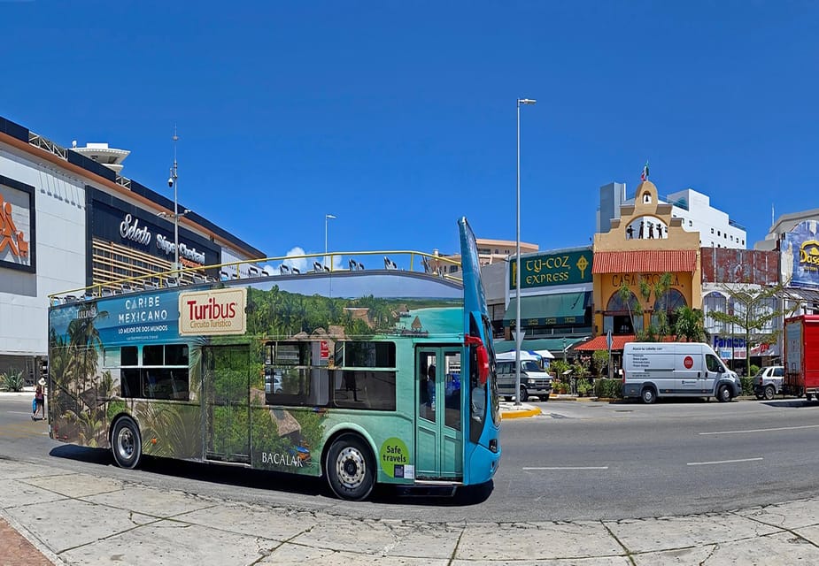 tour bus in cancun