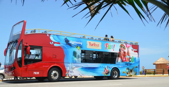 Cancun: Hop-On-Hop-Off Sightseeing Bus Tour