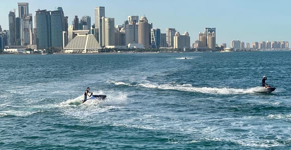Doha: 30 Minutes self-ride JETSKI experience - SKYSCRAPERS