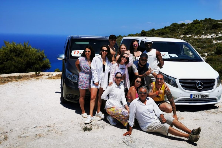 Tour privato di Zante Spiaggia di Myzithres Punto di vista Grotte di Keri