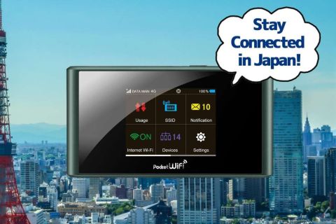 Japan: Pocket WiFi Router Collection at Narita Terminal 2