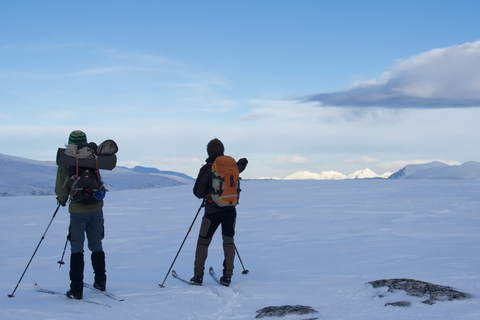 Tromsø : Randonnée nordique à ski en pleine nature pour les débutants