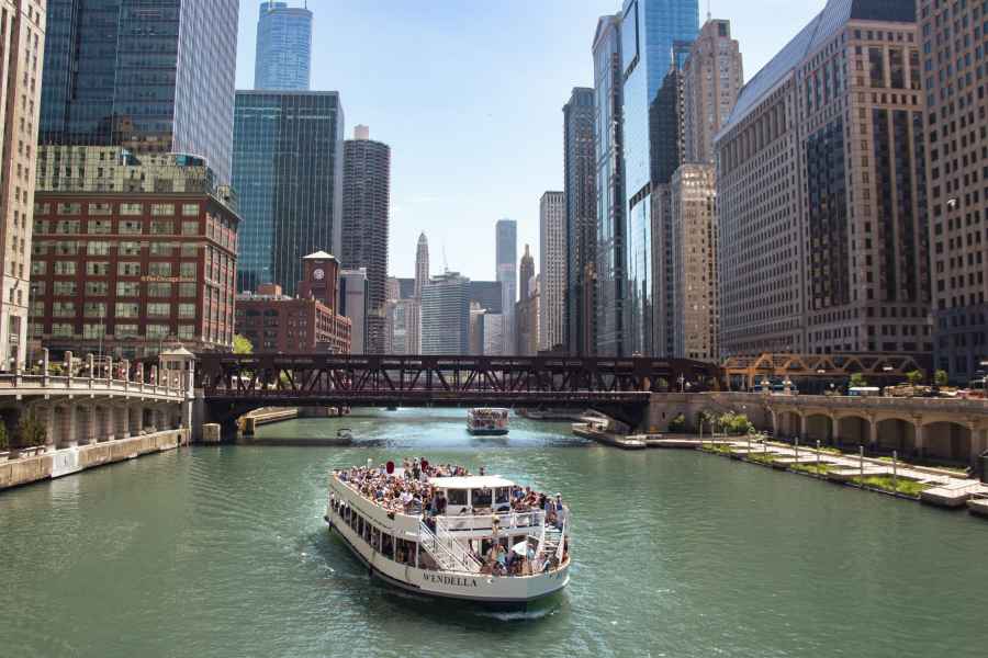 Chicago River: 1,5-stündige geführte Architekturrundfahrt. Foto: GetYourGuide