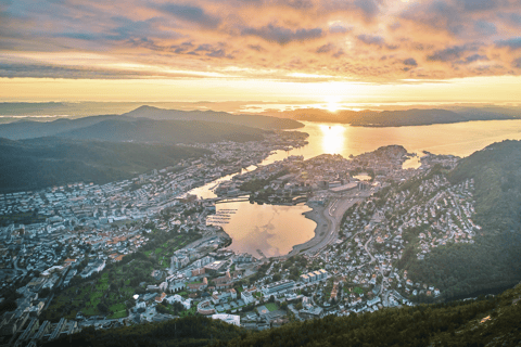 Bergen: Ingresso de ida e volta para o teleférico Ulriken