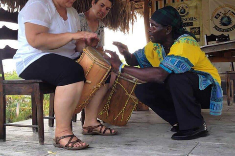 Garifuna Drumming Class with Sunset Dinner