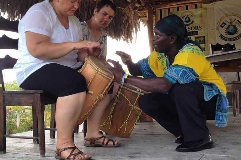 Garifuna Drumming Class with Sunset Dinner