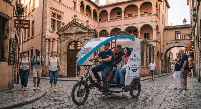 Lyon: 1 or 2-Hour Private Pedicab Tour