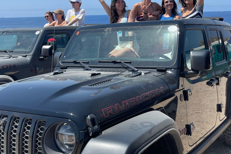 Ibiza: Private Jeep Wrangler Tour & Lunch at Beach Rest.