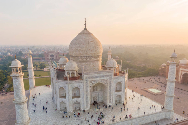 Desde Jaipur: Excursión Privada Guiada de un Día al Taj Mahal y al Fuerte de Agra