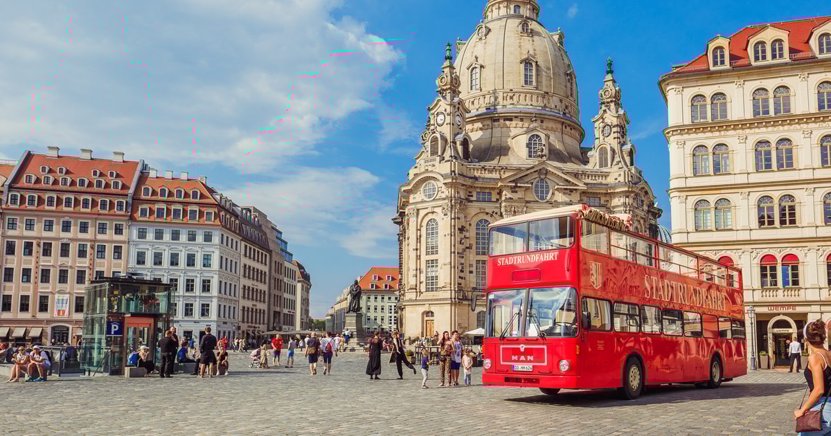 Dresda Tour panoramico della città con guida in carne e ossa