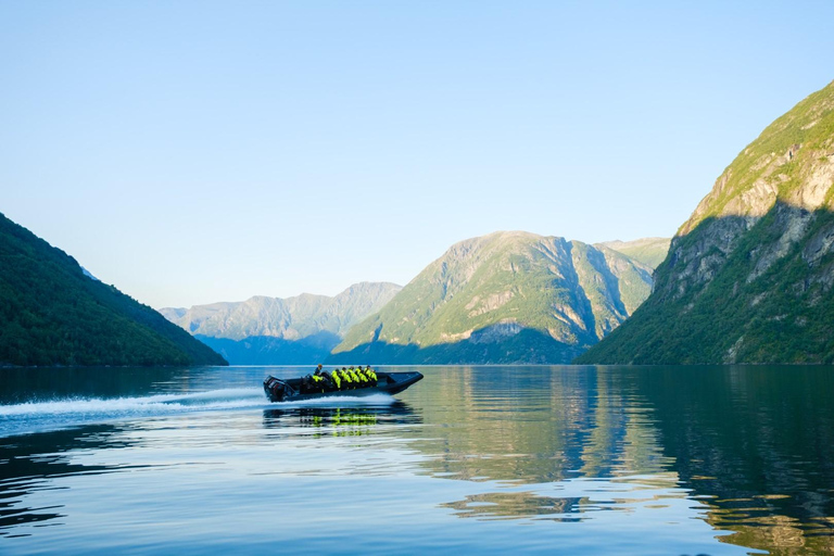 From Hellesylt: Experience Fjordsafari Geirangerfjord on RIB
