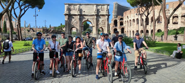 Roma: tour in bicicletta guidato delle attrazioni