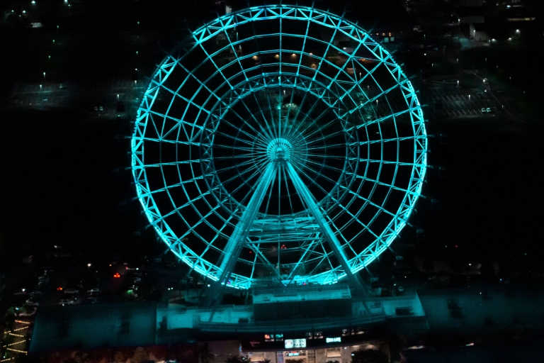 Orlando: parki tematyczne w nocnym locie helikopterem15-minutowa jazda (Parki Centralnej Florydy)