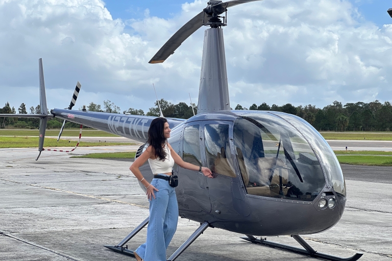 Orlando: opowiedziany lot helikopterem nad parkami rozrywki8-10 minut (lot standardowy)