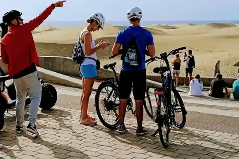Maspalomas: E-Bike Sightseeing Sunset Tour or Morning Tour