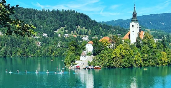 From Ljubljana: Lake Bled and Postojna Cave Day Trip