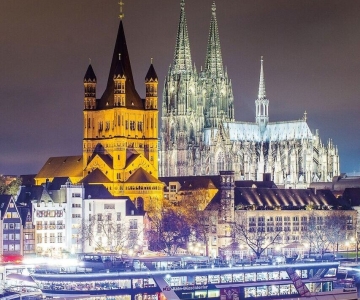 Köln: Ettermiddagscruise på Rhinen om vinteren