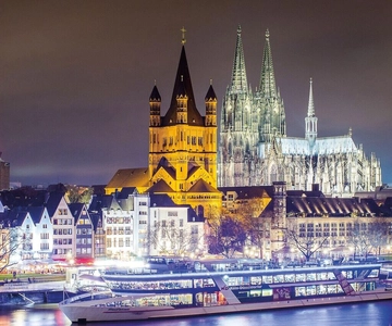Cologne: Winter Afternoon Boat Cruise on the Rhine