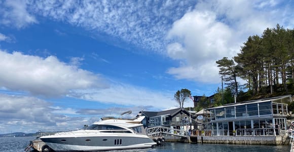 Bergen to Cornelius Seafood Restaurant: Private Yacht Cruise