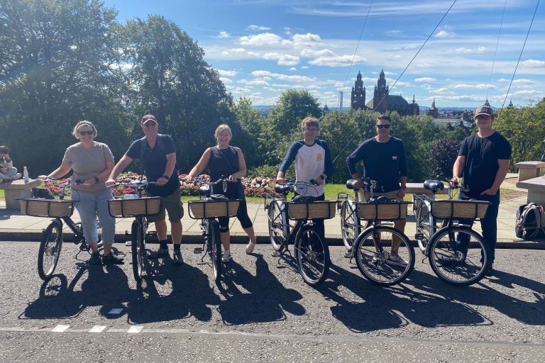 Glasgow: stadshoogtepunten begeleide fietstocht met snacksGlasgow: begeleide fietstocht door de stad met snacks
