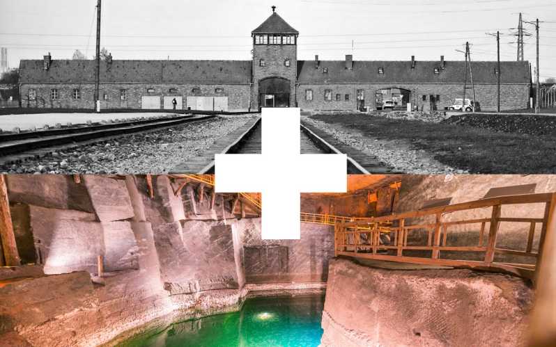 Krakova: Auschwitz-Birkenau ja suolakaivos Opastettu kierros