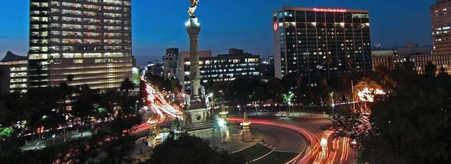 Mexico : Visite nocturne en bus à impériale