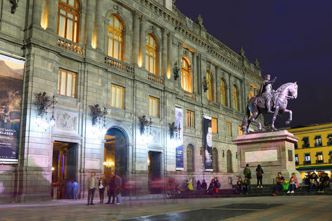 Città del Messico: Tour serale della città in autobus a due pianiTour notturno di Città del Messico