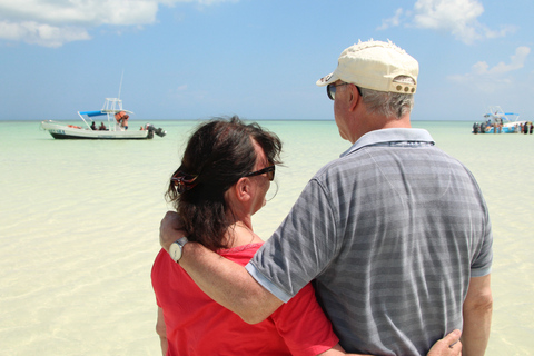 Van Cancun: begeleide dagtocht naar Isla Holbox met lunch