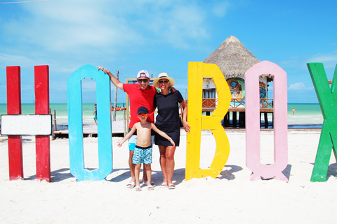 Van Cancun: begeleide dagtocht naar Isla Holbox met lunch