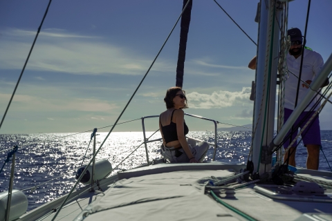 Los Gigantes: Prywatna wycieczka żeglarska z pływaniem, piciem i tapas6-godzinna prywatna wycieczka żeglarska