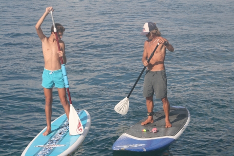 Lanzarote: Stand up paddle en el paraísoClases de stand up paddle al sol