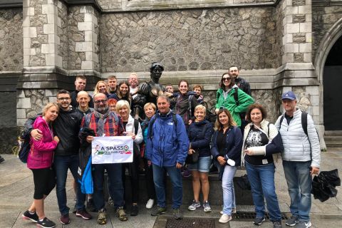 Dublin Highlights: 2.45-Hour Walking Tour in Italian