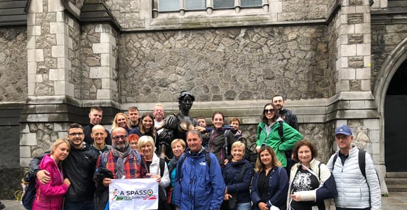 Dublin Highlights: 2.45-Hour Walking Tour in Italian