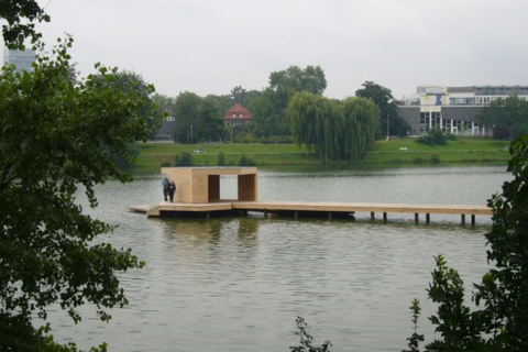 Münster: privé begeleide sculpturentour op een riksjaMünster: Private Guided Sculpture Tour op een riksja