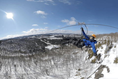 Tyroparc: rondleiding via Ferrata en combinatieticket tokkelbaan