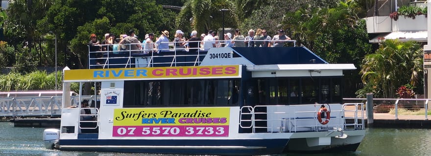 Surfers Paradise : Croisière fluviale de l'après-midi sur la Gold Coast 16 heures