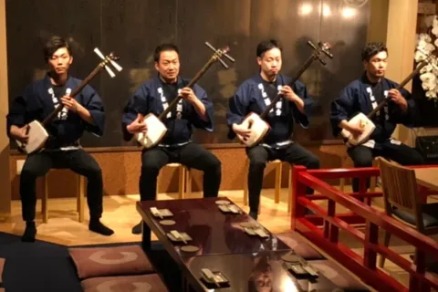 Tokyo: Spettacolo musicale tradizionale di Asakusa con cena