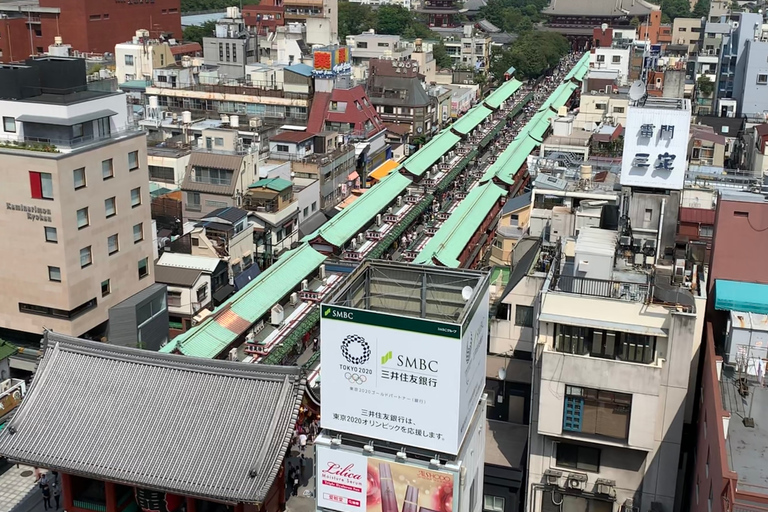 Asakusa : visite historique et spectacle en direct avec déjeuner