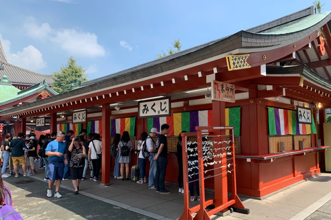 Asakusa: geschiedenistour en live optreden met lunch