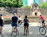 Manila, geführter Sonnenuntergang Bamboo Fahrradtour in Intramuros - Hizvo